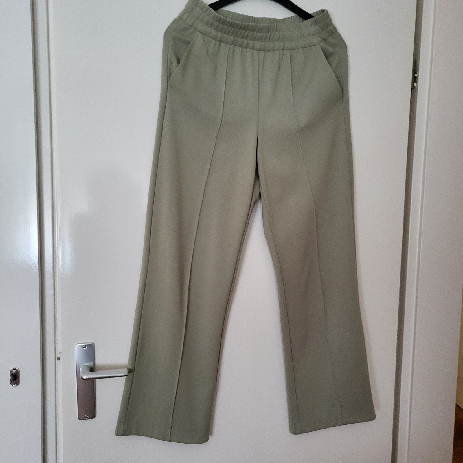ONLY Lichtgroene Wijde Broek - Maat S, Ophalen of Verzenden, ONLY, Maat 36 (S), Lang