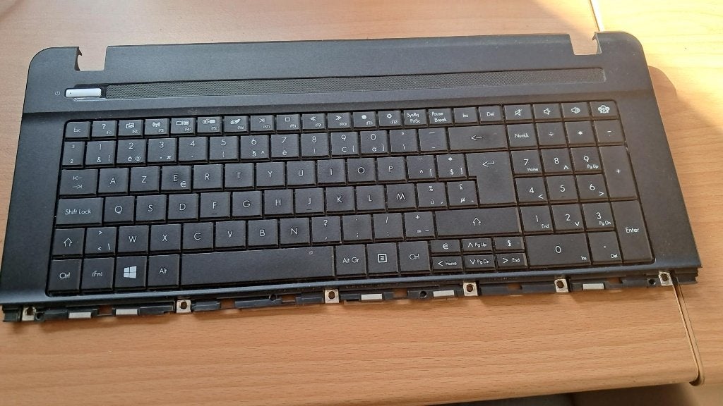 Azerty toetsenbord incl. afdekplaat, Ophalen of Verzenden, Azerty, Gebruikt