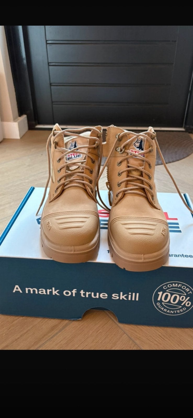 Steel blue werkschoenen nieuw maat 46, Kleding | Heren, Schoenen, Overige kleuren, Nieuw, Ophalen of Verzenden, Werkschoenen