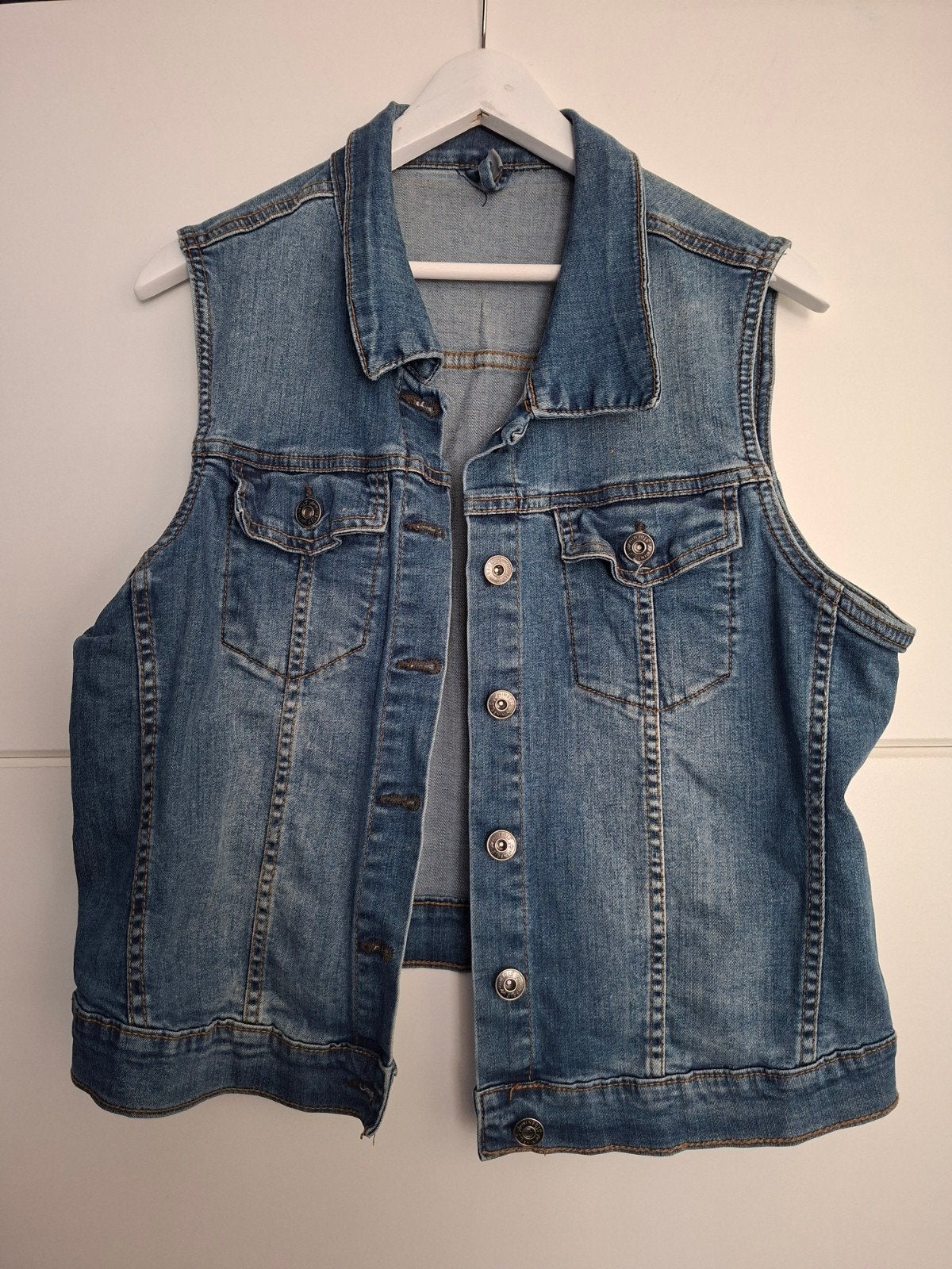 Leuk nieuw spijker gilet maat 44, Ophalen of Verzenden, Nieuw, Maat 42/44 (L), Blauw