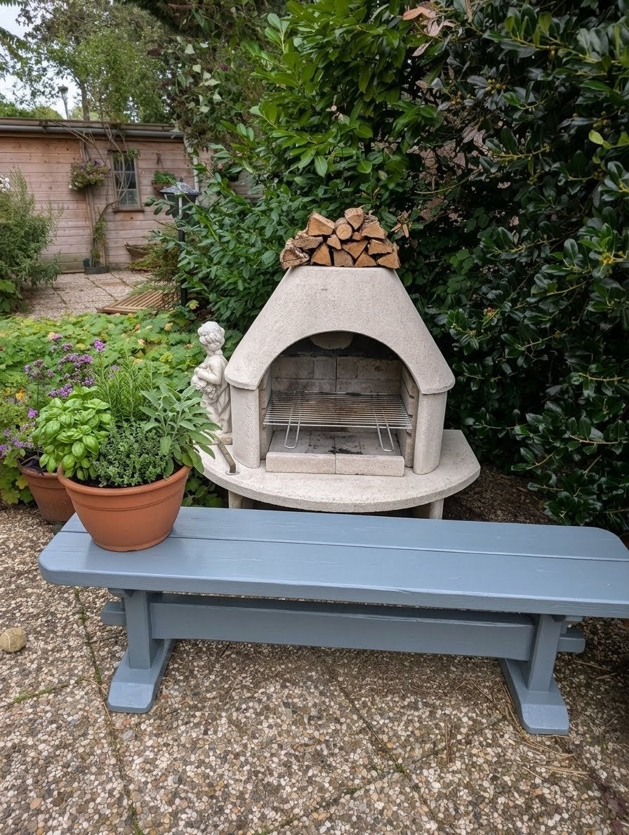 Betonnen barbecue, Tuin en Terras, Ophalen of Verzenden, Gebruikt