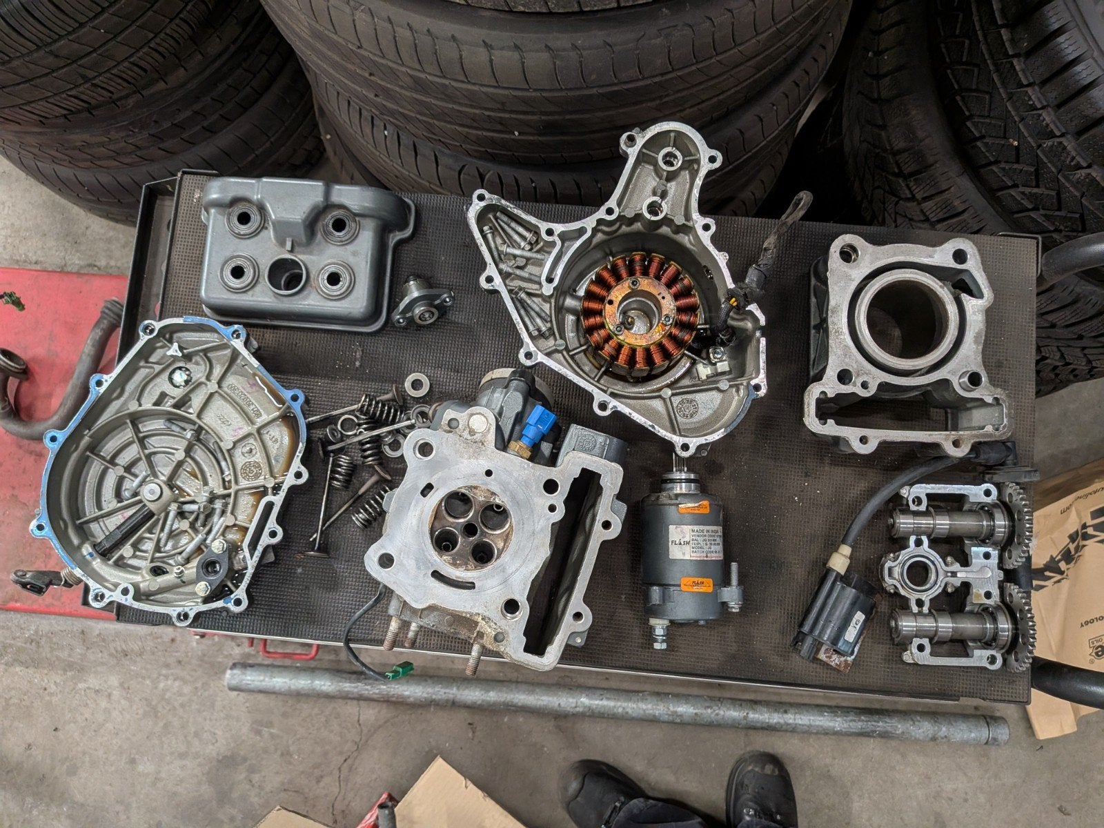 Motorblok in onderdelen + Nieuwe onderdelen | KTM RC / Duke, Motoren, Onderdelen | Overige, Ophalen, Gebruikt