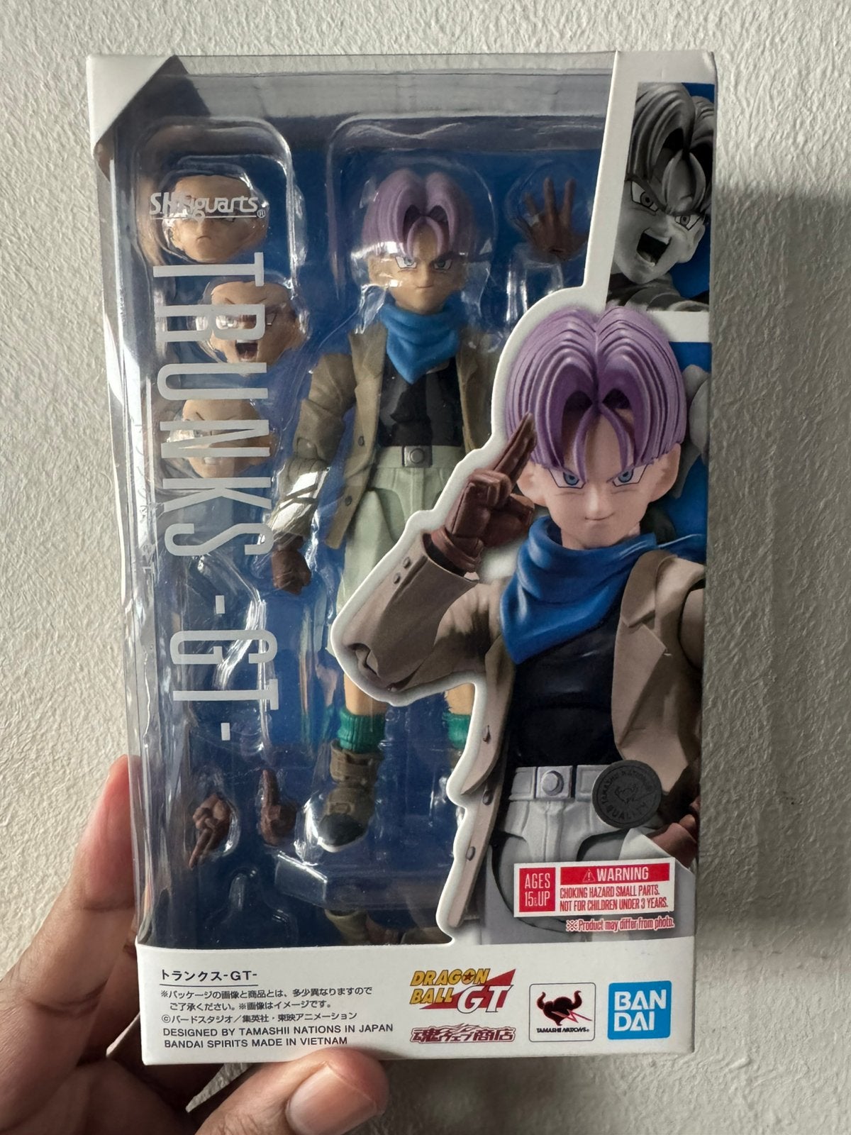 Trunks GT SHF - Bandai S.H. Figuarts Dragon Ball GT, Ophalen of Verzenden, Zo goed als nieuw