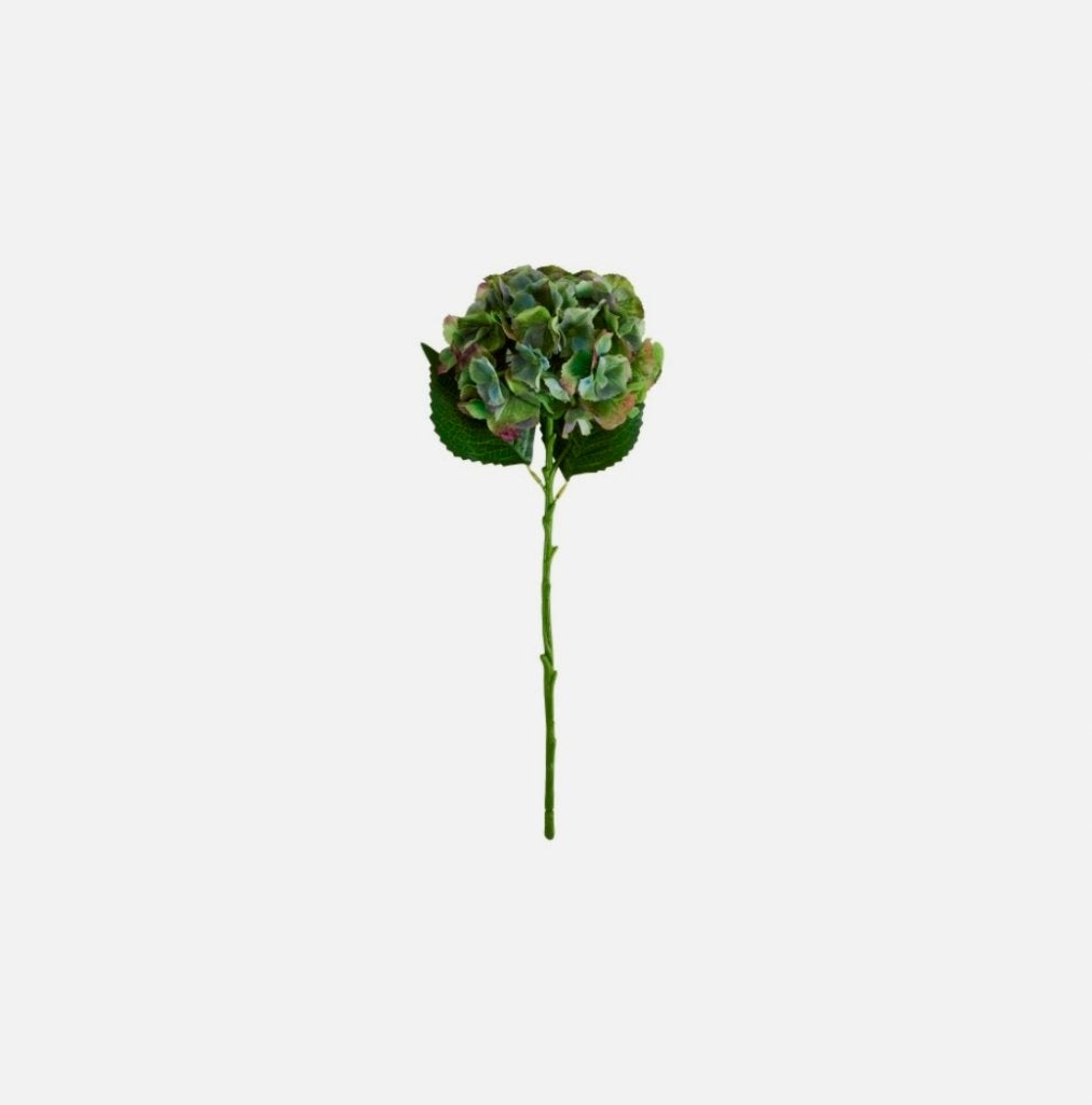 House Doctor HDHydrangea hortensia kunstbloem Groen Rood Wit, Binnen, Roze, Kunstbloem, Nieuw