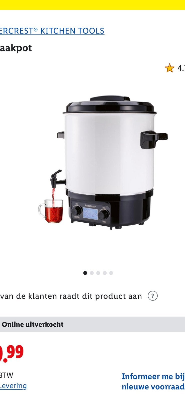 Sivercrest weckketel NIEUW!, Witgoed en Apparatuur, Overige Witgoed en Apparatuur, Ophalen, Nieuw