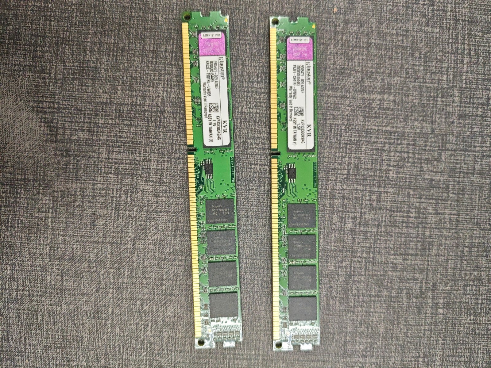 8GB DDR3 1333Mhz Kingston 240pind DIMM (kit van 2 x 4GB), Computers en Software, RAM geheugen, Ophalen, Gebruikt, 8 GB, DDR3
