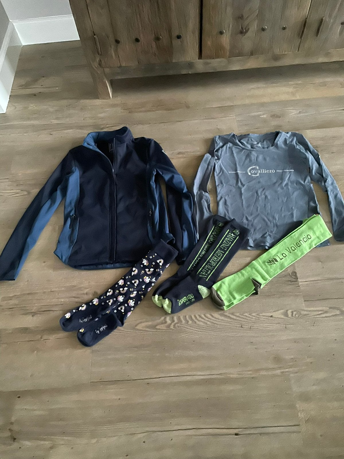 Jasje,shirt,sokken en diversen, Dieren en Toebehoren, Paardrijkleding, Kinderen, Fouganza, Ophalen of Verzenden, Zo goed als nieuw