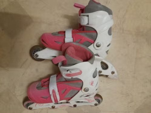 Inline skates 4 wielen Skeelers Voor Meisjes Maat 32 - 35, Overige merken, Kinderen, Ophalen of Verzenden, Inline skates 4 wielen