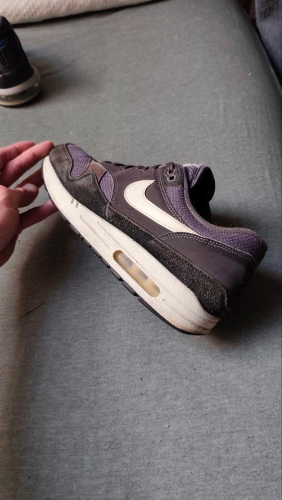 Nike air max one. Thunder grey/black maat 44, Kleding | Heren, Schoenen, Ophalen of Verzenden, Zwart