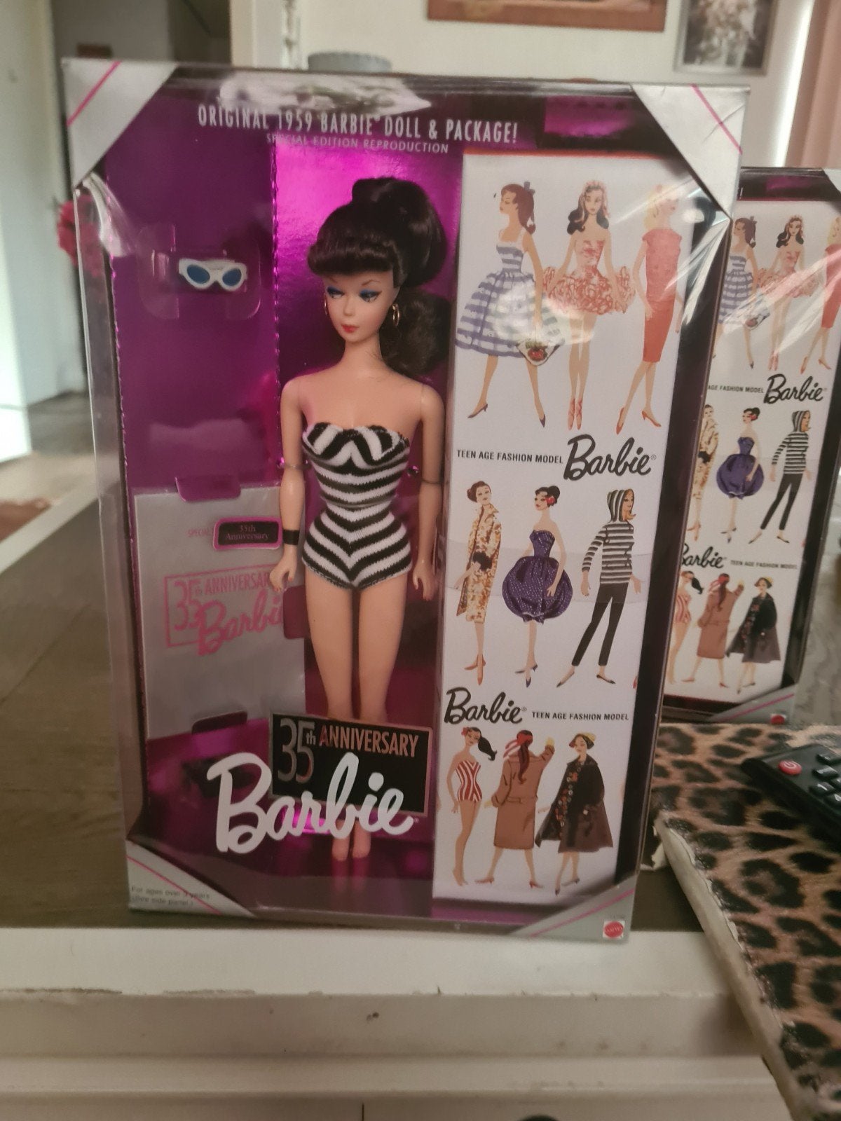Barbie 35th Anniversary Special Edition 1959 Reproductie, Verzamelen, Poppen, Ophalen of Verzenden, Nieuw, Fashion Doll