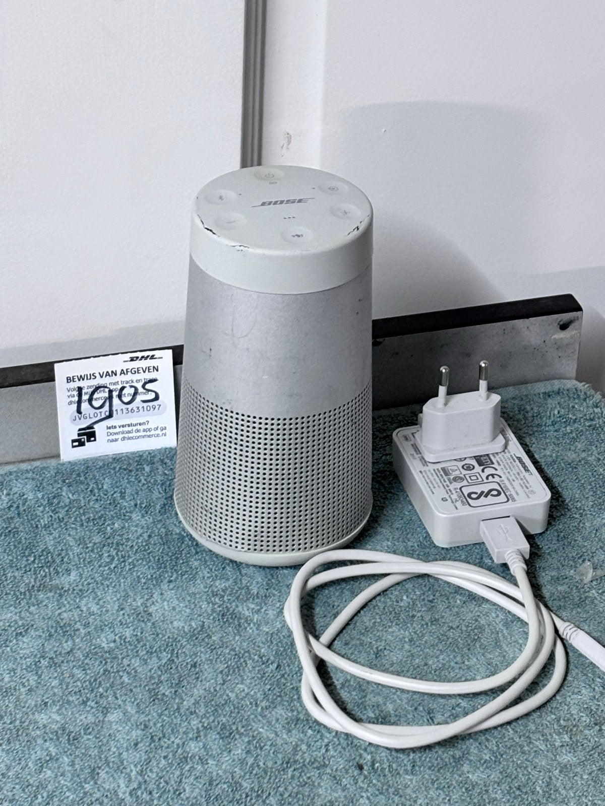 Bose SoundLink Revolve: Uitstekende batterij, gebruikssporen, Gebruikt, Ophalen of Verzenden, Draagbare speaker, Bose