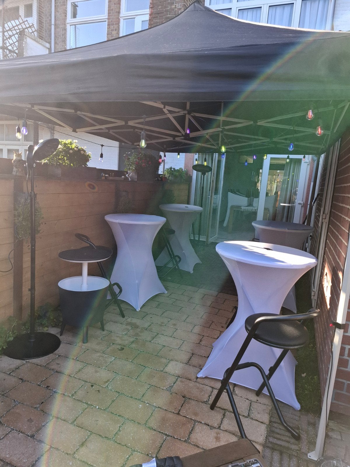 Partytent esy up 3x4,50 pakket 6 te huur, Ophalen of Verzenden, Nieuw, Overige