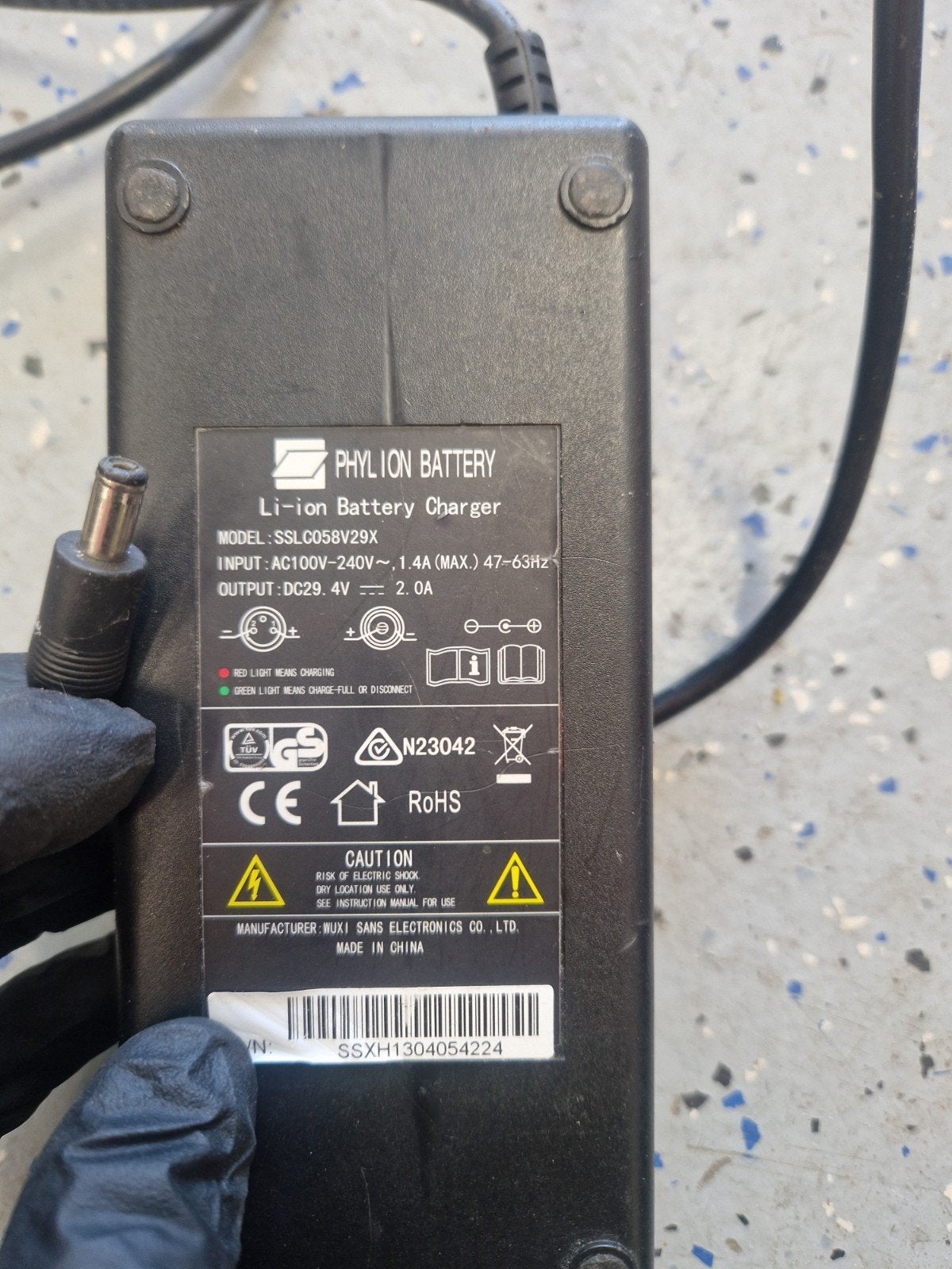 E bike lader PHYLION Battery, Ophalen of Verzenden