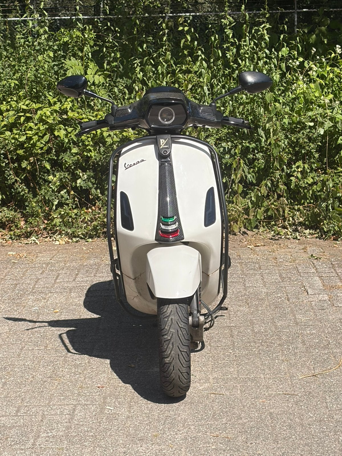 Vespa sprint 80cc 4v full malossi carbon drophead akrapovic, Ophalen
