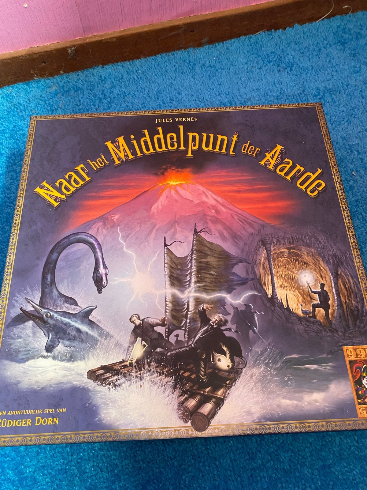 Jules Verne: Naar het Middelpunt der Aarde Bordspel, Een of twee spelers, Ophalen of Verzenden, Zo goed als nieuw