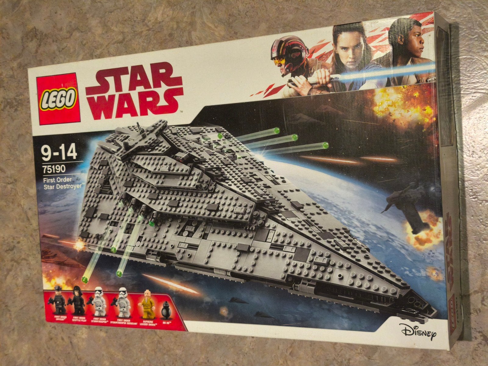 LEGO Star Wars 75190 First Order Star Destroyer, Star Wars, Lego, Nieuw, Ophalen of Verzenden