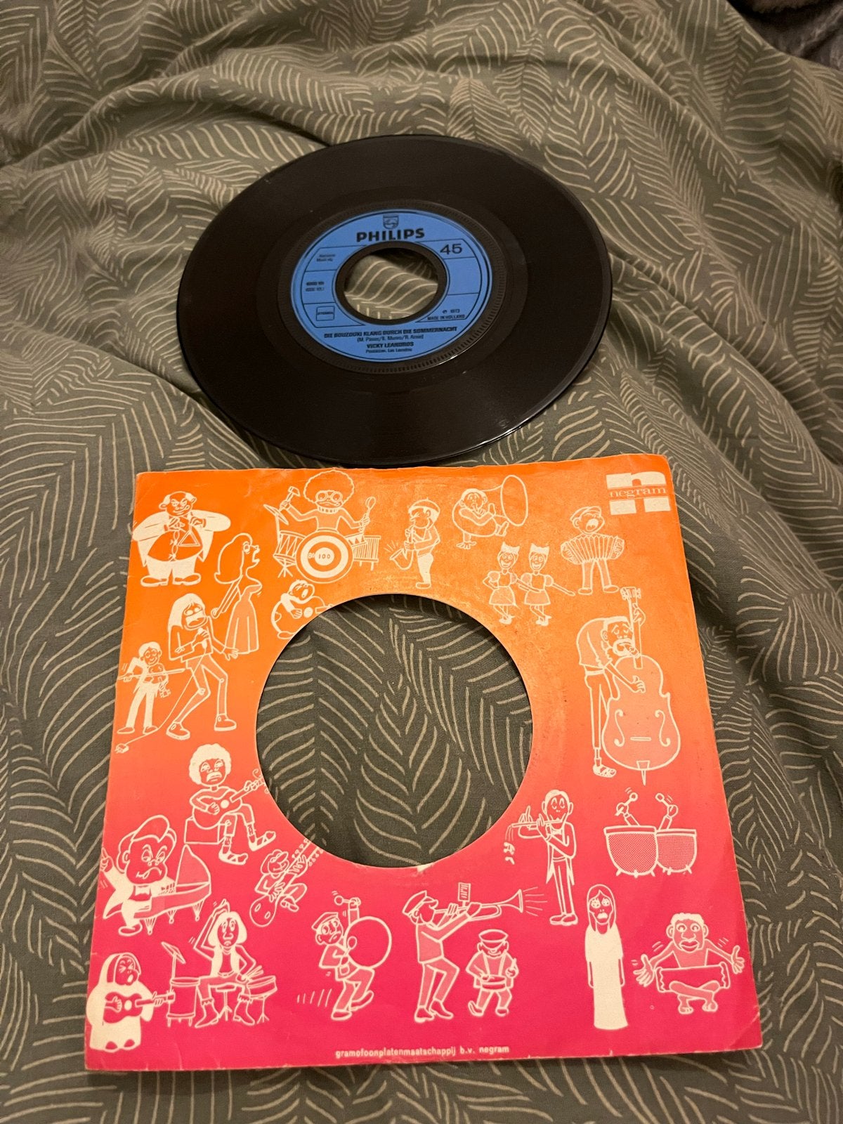 Vicky Leandros - Die Bouzouki klang durch die Sommernacht, Ophalen, Gebruikt, 7 inch, Schlager