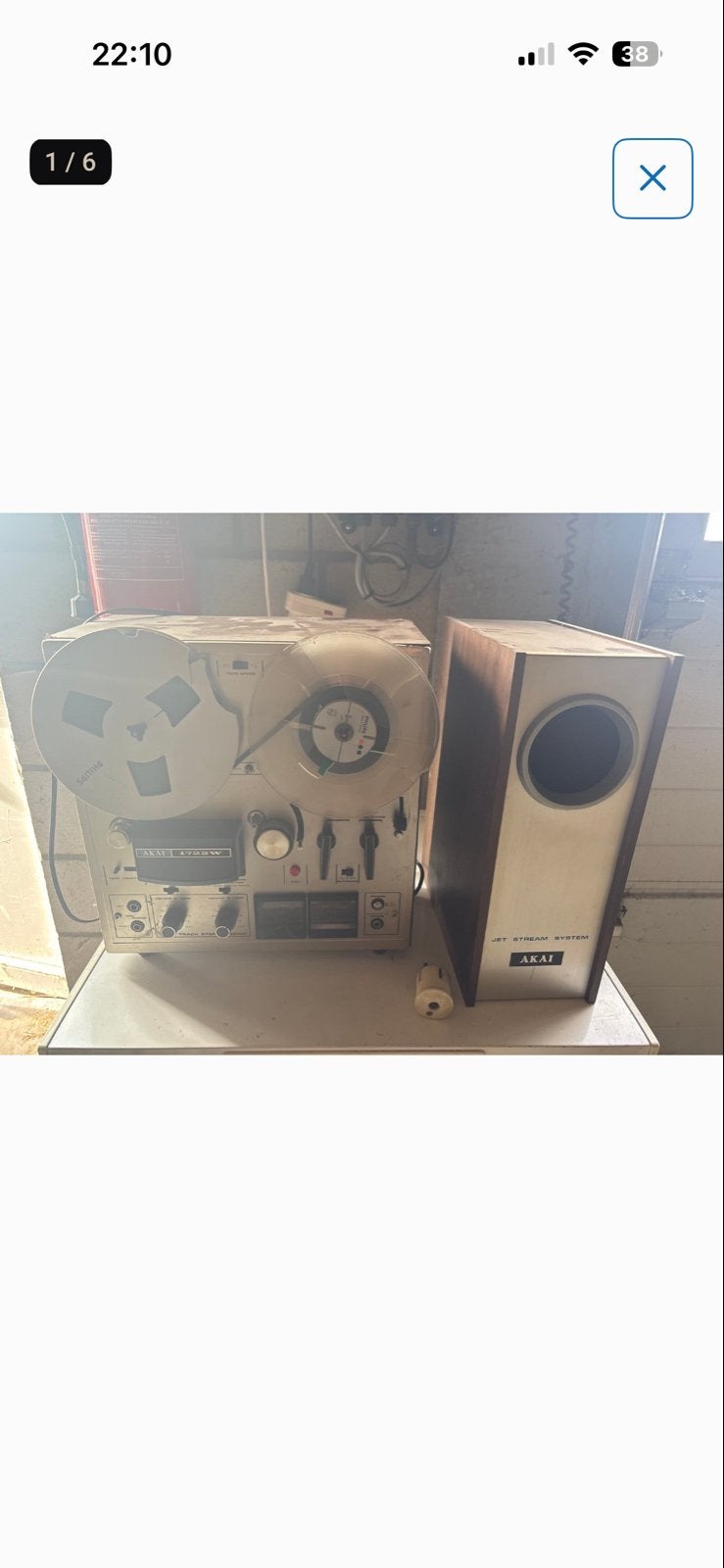 Akai Bandrecorder, Ophalen, Bandrecorder, Met banden