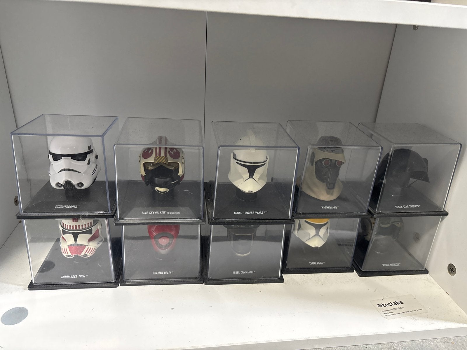 Star Wars Helm Collectie - Diverse Helmen in Vitrine, Ophalen of Verzenden, Zo goed als nieuw