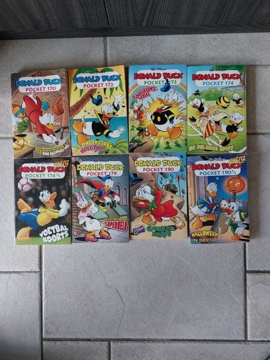 Donald Duck Pockets - Diverse nummers, Meerdere stripboeken, Ophalen, Gelezen, Walt Disney