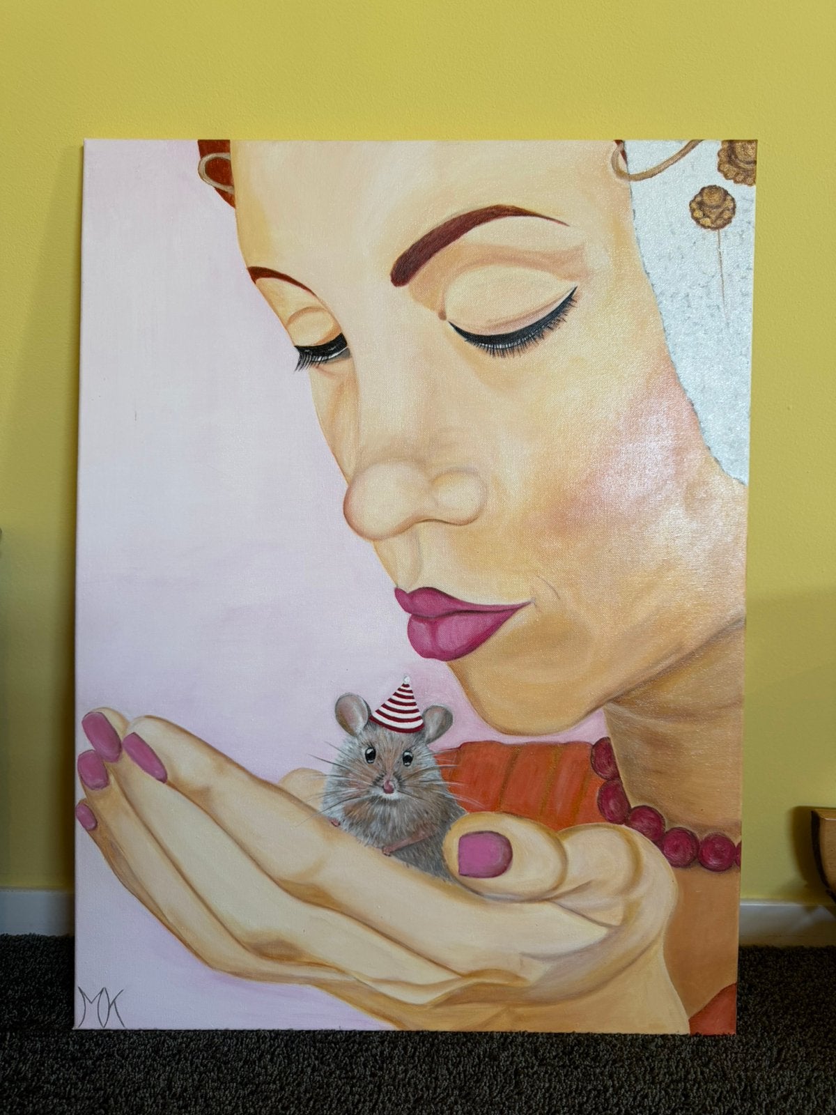 Zeeuws meisje, Ophalen, Handgeschilderd, Acrylverf, Figuren