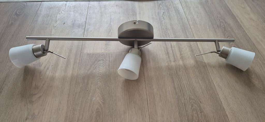 IKEA plafonniere 3 spots Basisk, Huis en Inrichting, Lampen | Spots, Ophalen of Verzenden, Zo goed als nieuw, Metaal of Aluminium