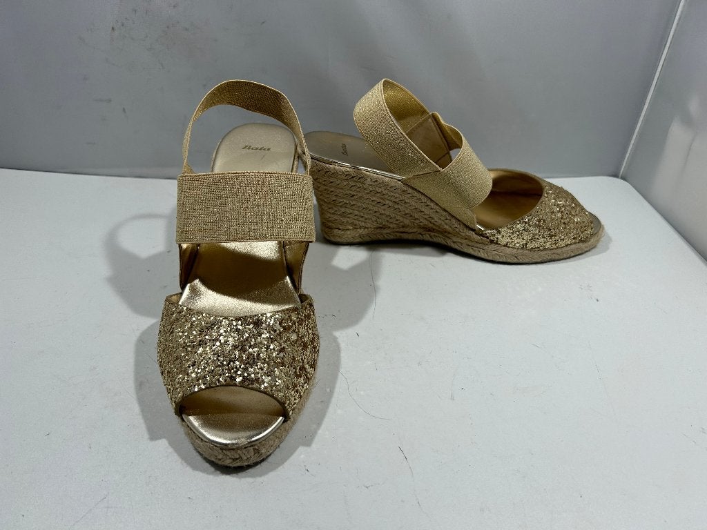 Bata, maat 39 sandaal espadrilles in de kleur goud, Overige kleuren, Verzenden, Espadrilles of Moccasins, Bata