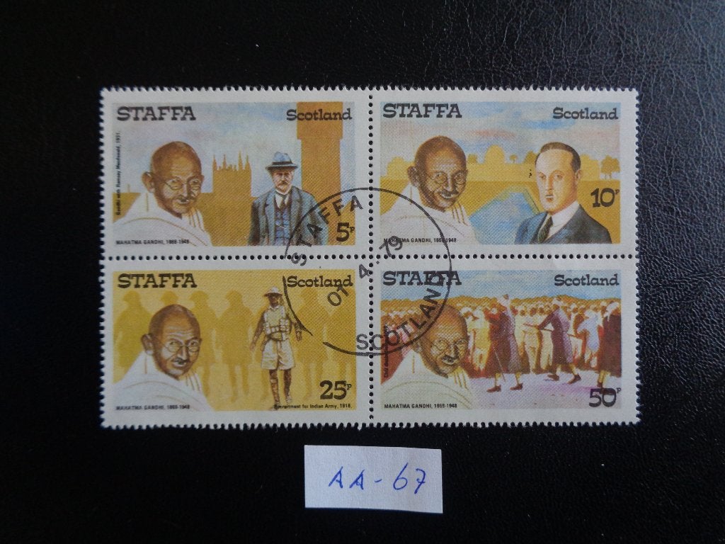 staffa / schotland - ghandi / postfris 1979 (aa-67), Postzegels en Munten, Ophalen of Verzenden, Overige landen, Postfris