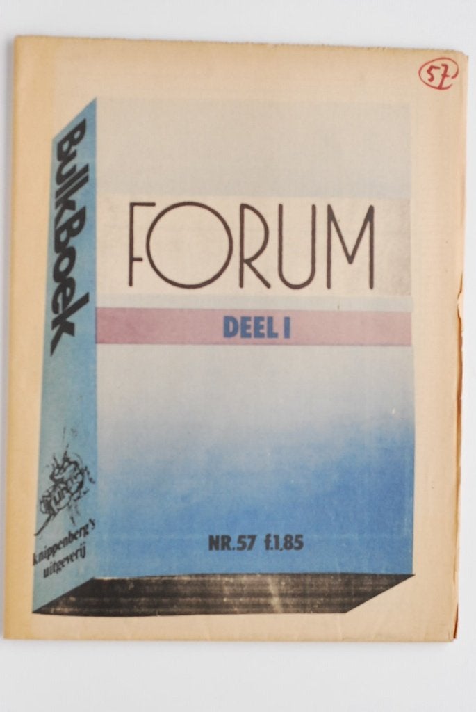 BulkBoek Forum Deel I  - Knippenberg's uitgeverij 1977, Boeken, Verzenden, Zo goed als nieuw, Krant