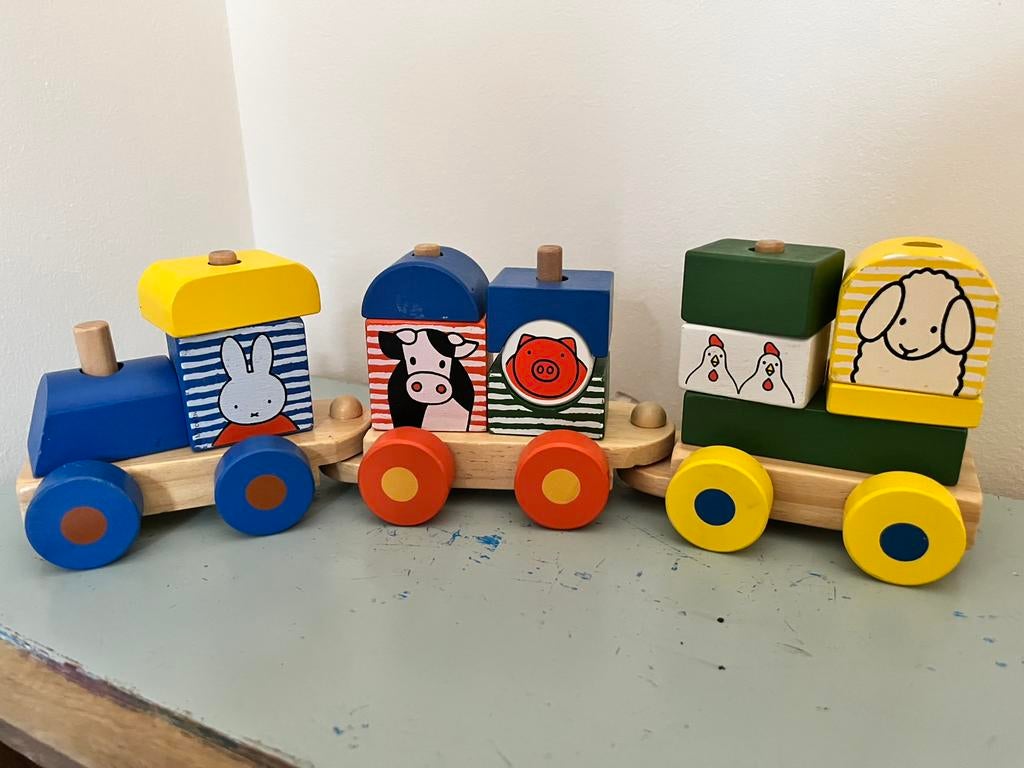 Houten Nijntje trein, Ophalen of Verzenden, Gebruikt, Overige typen