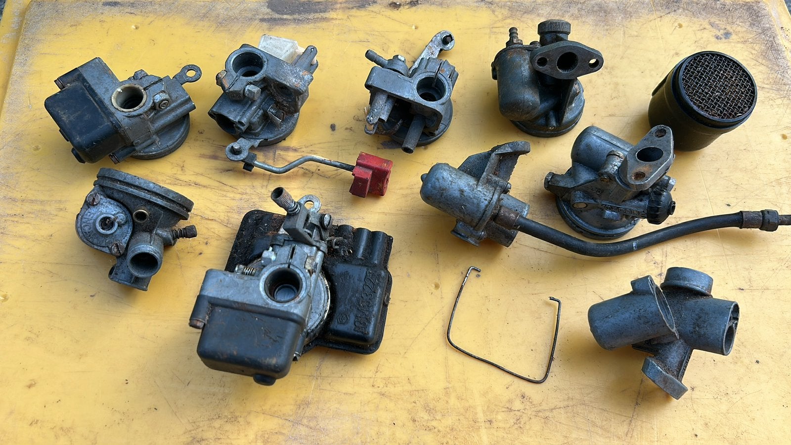 Partij diverse CARBURATEUR-delen, Ophalen of Verzenden, Gebruikt, Carburateur, Overige merken