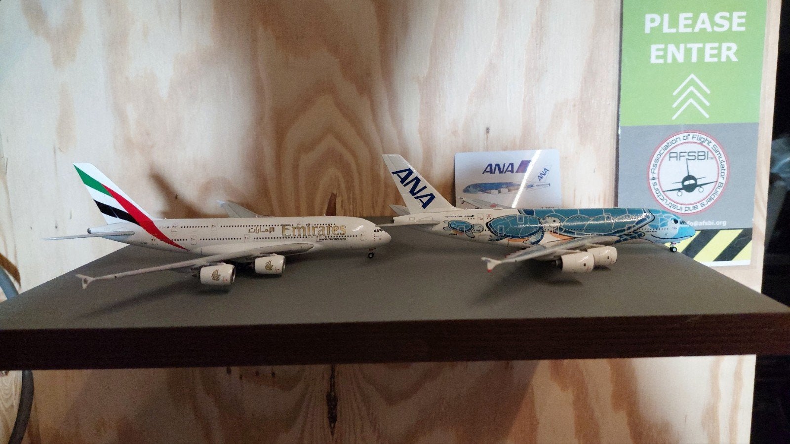 Twee gedetailleerde Airbus A380 schaalmodellen, Ophalen of Verzenden