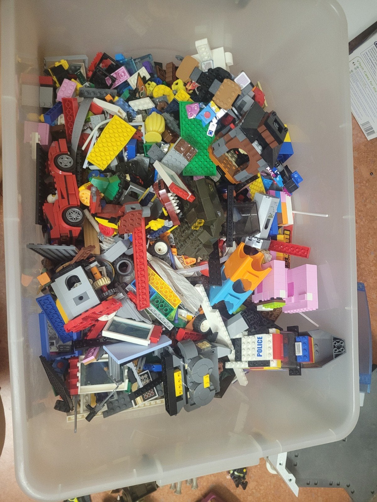 Grote bak LEGO: City, Creator, Mario en meer!, Ophalen, Lego, Meerdere sets, Losse stenen