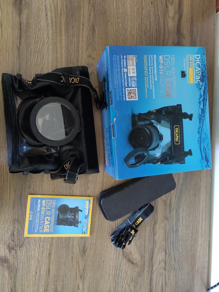 Dicapac waterdichte camera behuizing, Ophalen, Gebruikt, Minder dan 10 meter, Accessoires