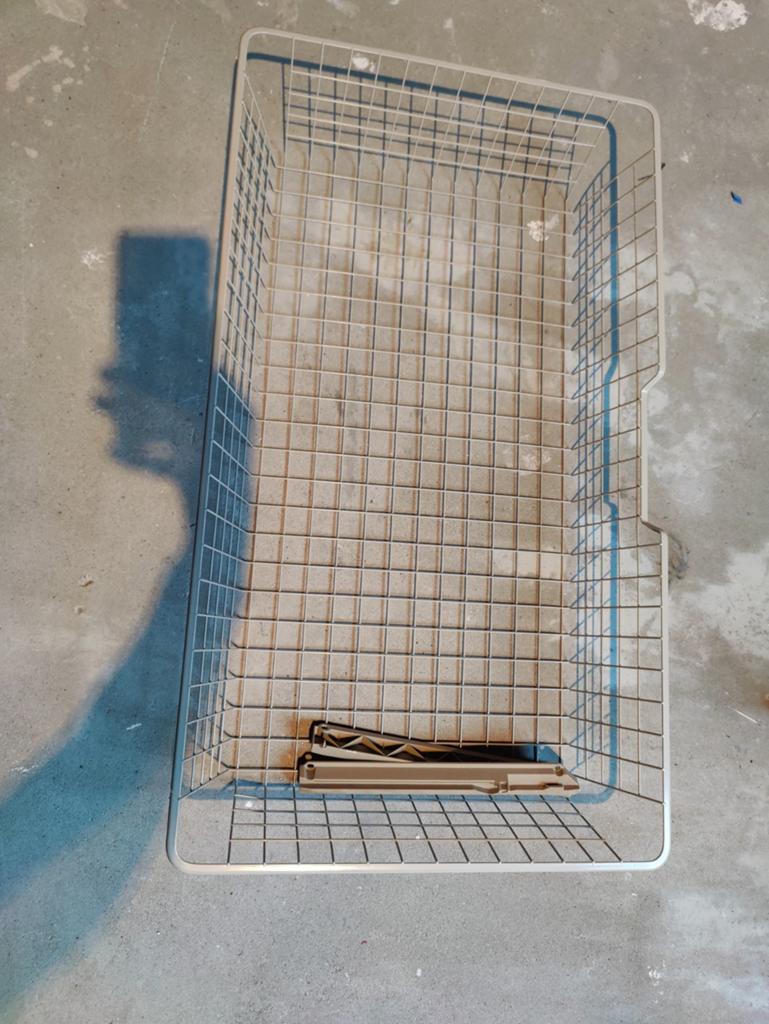IKEA Pax mand met rails - Draadmand voor kledingkast, Ophalen, Met plank(en), Gebruikt, 50 tot 100 cm