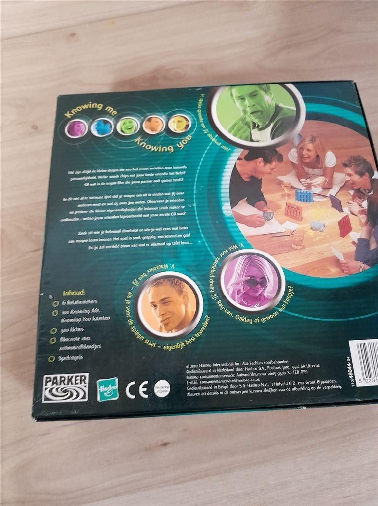 Knowing me knowing you - s1810, Hobby en Vrije tijd, Gezelschapsspellen | Bordspellen, Verzenden, Zo goed als nieuw