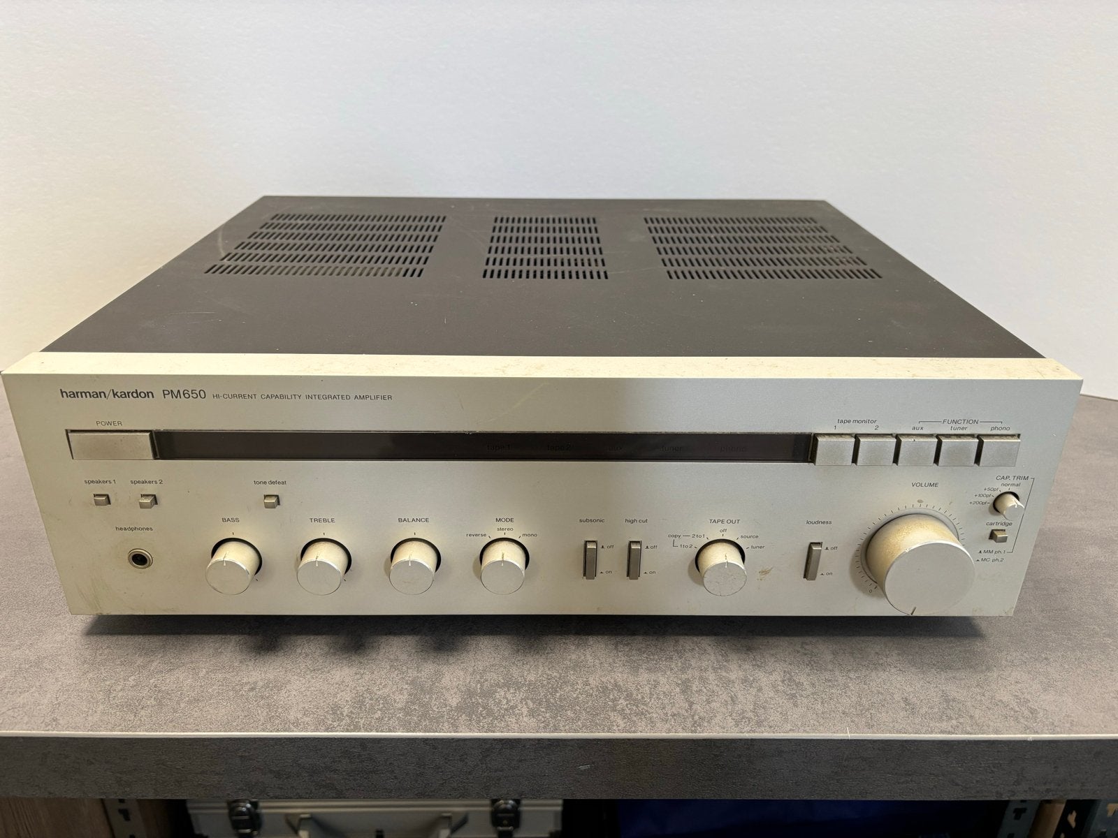Harman Kardon PM650 Geïntegreerde Versterker - Vintage Audio, Gebruikt, Ophalen, Overige merken, Minder dan 60 watt