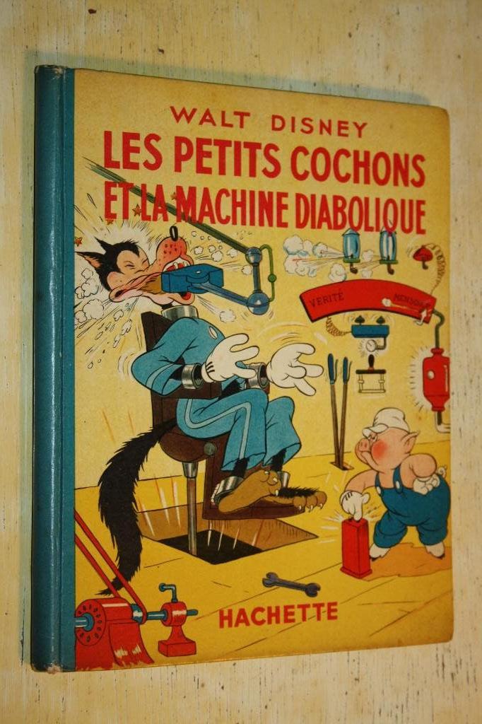 Walt Disney Les petits cochons et la machine diabolique, Verzamelen, Disney, Ophalen of Verzenden, Overige figuren, Gebruikt, Overige typen