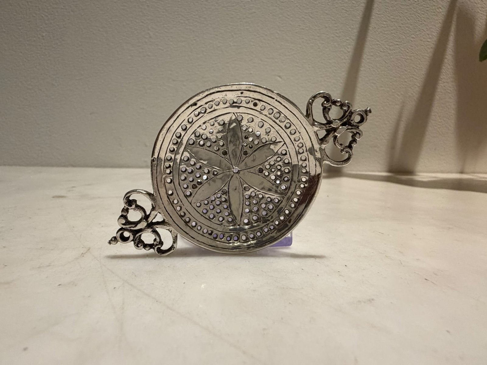 17e eeuwse miniatuur zilver vergiet - Lodewijk Eylof, Antiek en Kunst, Ophalen of Verzenden