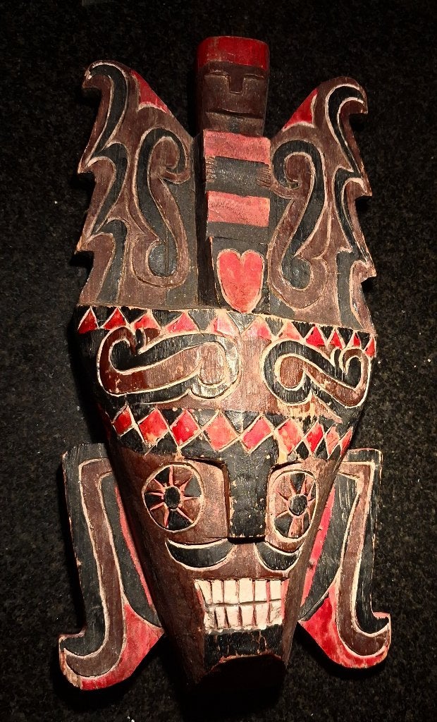 Batak Singha masker, Hout, Verzenden, Masker, Indonesië