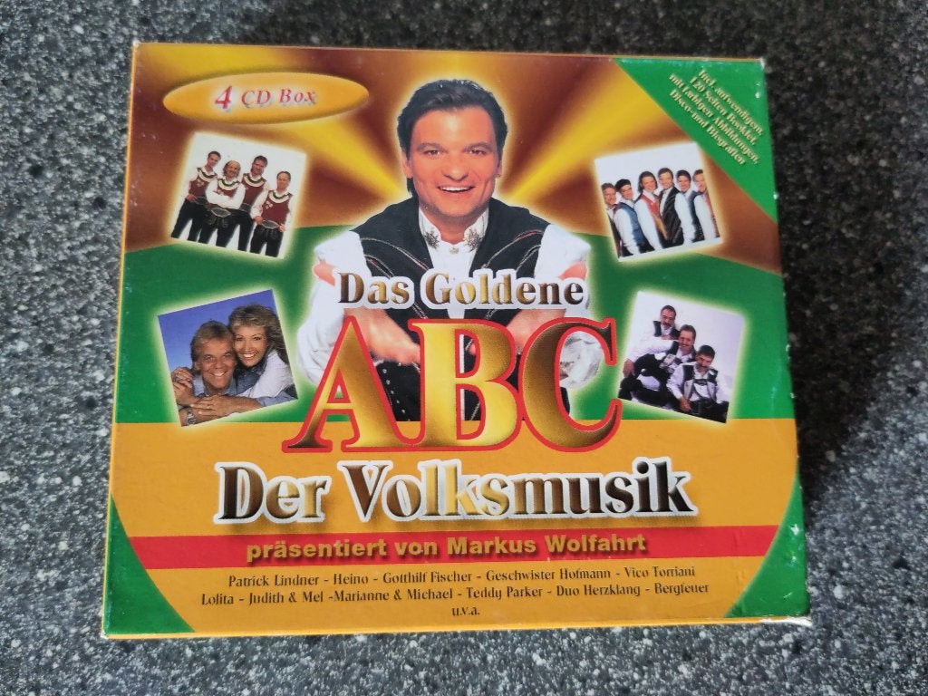 DAS GOLDENE ABC DER VOLKSMUSIK 4 CD BOX, Ophalen of Verzenden, Gebruikt, Boxset