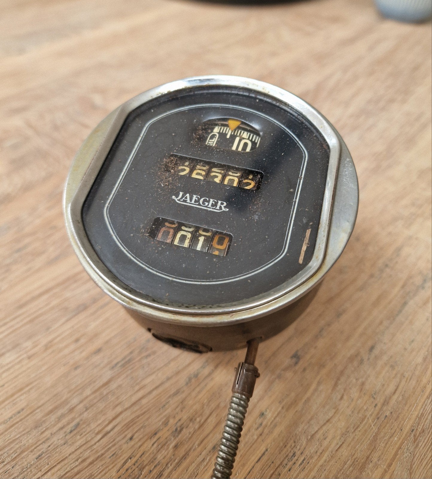 Antieke tellers en toebehoren franse oldtimer in mooie staat, Ophalen of Verzenden