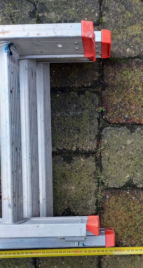 Opsteek ladder, Ophalen, Gebruikt, Ladder, Opvouwbaar of Inschuifbaar