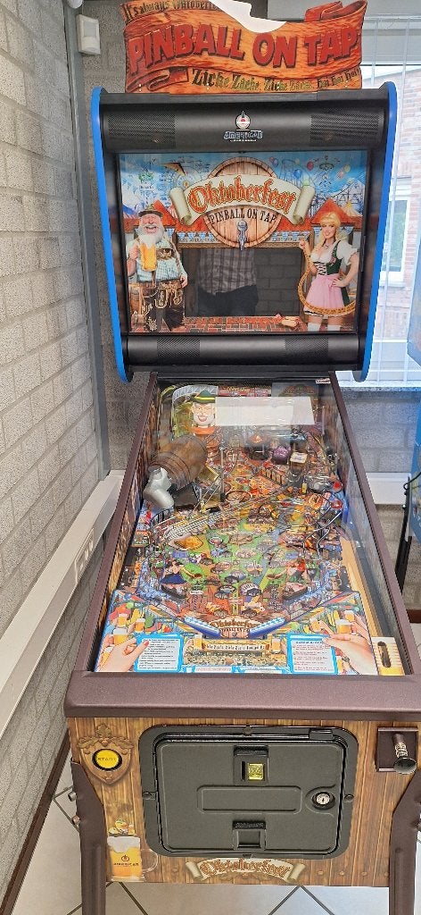 Oktoberfest Pinball on Tap Flipperkast – Zeer mooie staat, Zo goed als nieuw, Ophalen, Overige merken, Dot-matrix