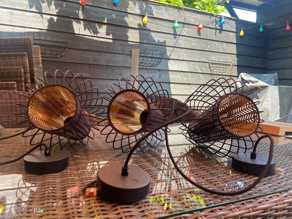 losse EGLO hanglamp Curasao zwart 3xE27 40W, Ophalen, E27 (groot), Zo goed als nieuw, Metaal