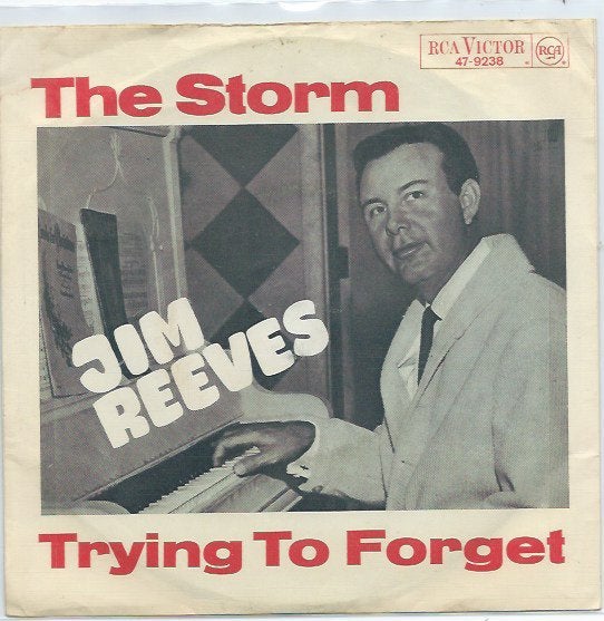 Jim Reeves- The Storm, Cd's en Dvd's, Vinyl Singles, 7 inch, Ophalen of Verzenden, Zo goed als nieuw, Fotohoes