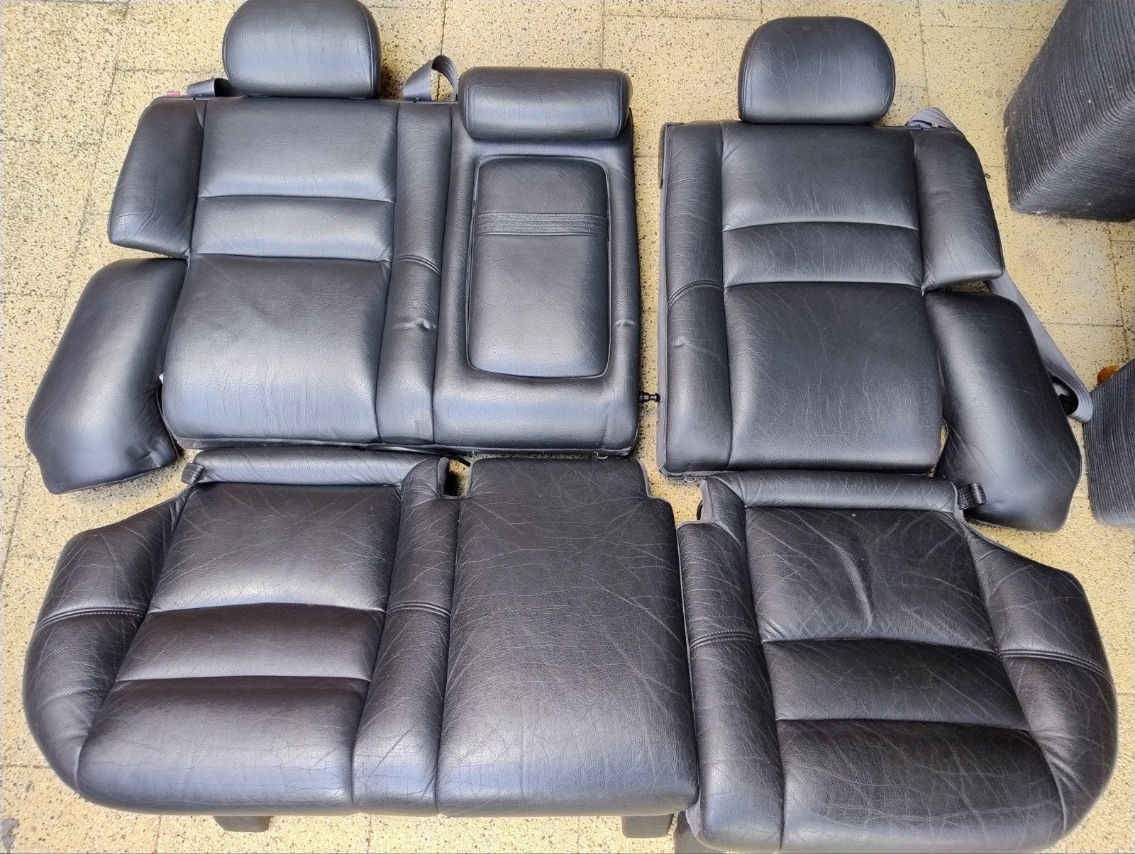 Volvo V70 850 Estate achterbank zwart leer verwarmd leder, Auto-onderdelen, Interieur en Bekleding, Ophalen, Gebruikt, Volvo
