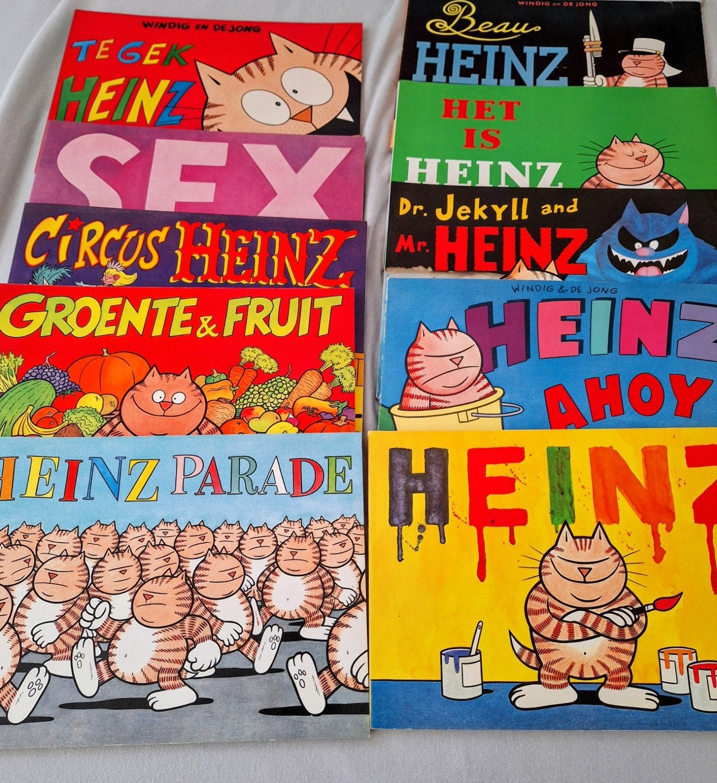 Heinz  10 delen., Meerdere stripboeken, Ophalen of Verzenden, Zo goed als nieuw
