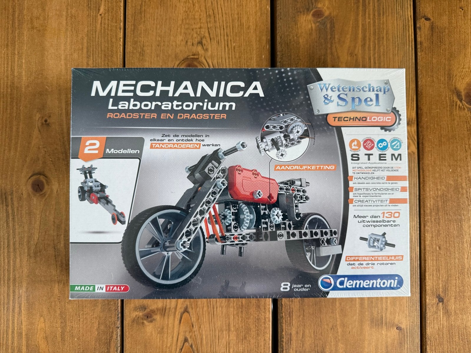 Clementoni Mechanica Laboratorium Roadster en Dragster, Ophalen, Nieuw, Overige merken