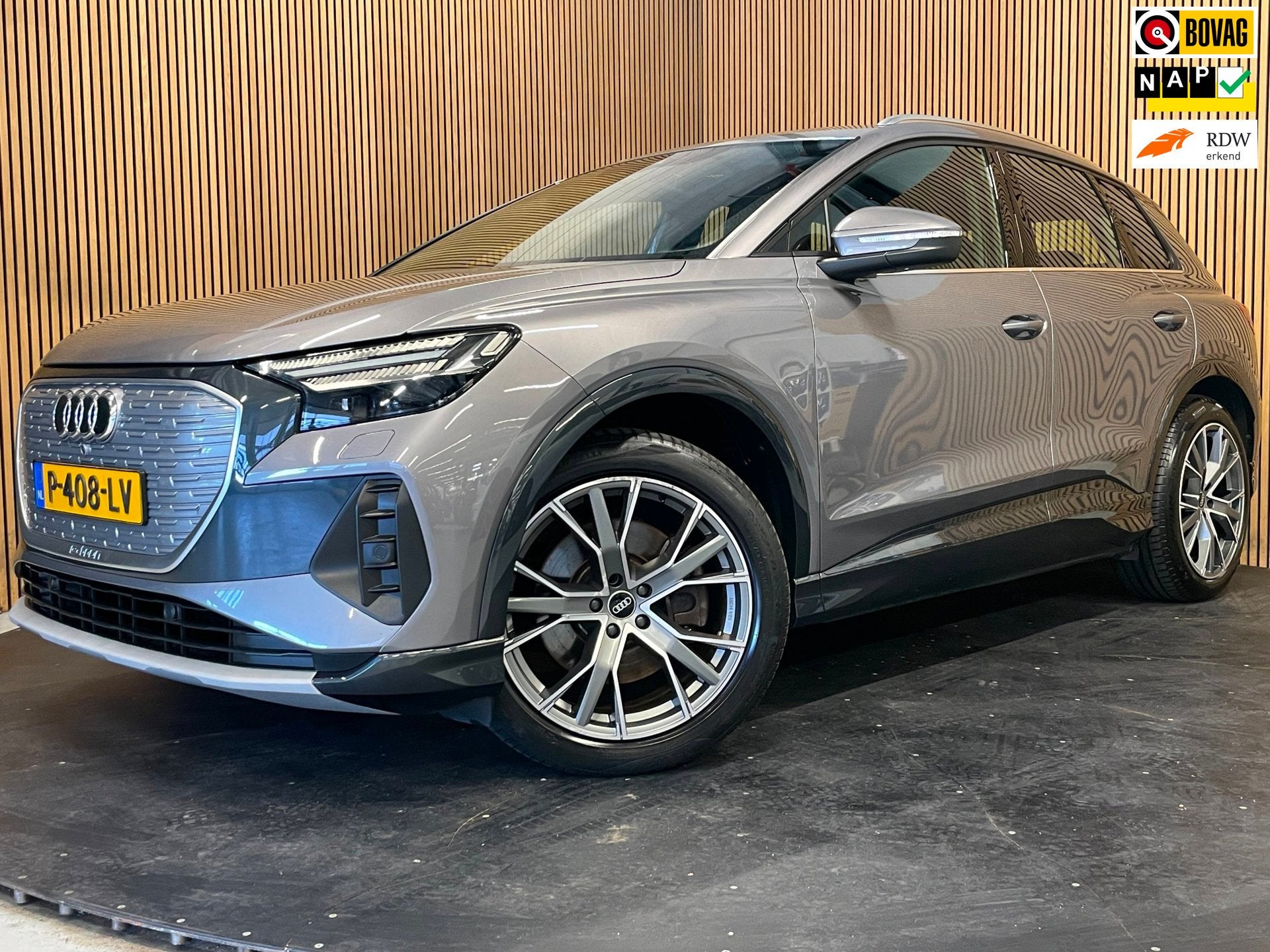Audi Q4 e-tron 40 Advanced edition 77 kWh|88%SOH|20''LMV|ACC, Auto's, Audi, Automaat, Gebruikt, Automatische klimaatregeling, Origineel Nederlands